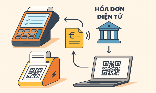 Hướng Dẫn Kết Nối Hóa Đơn Điện Tử Với Máy Tính Tiền Đúng Chuẩn Cho Hộ Kinh Doanh 2025